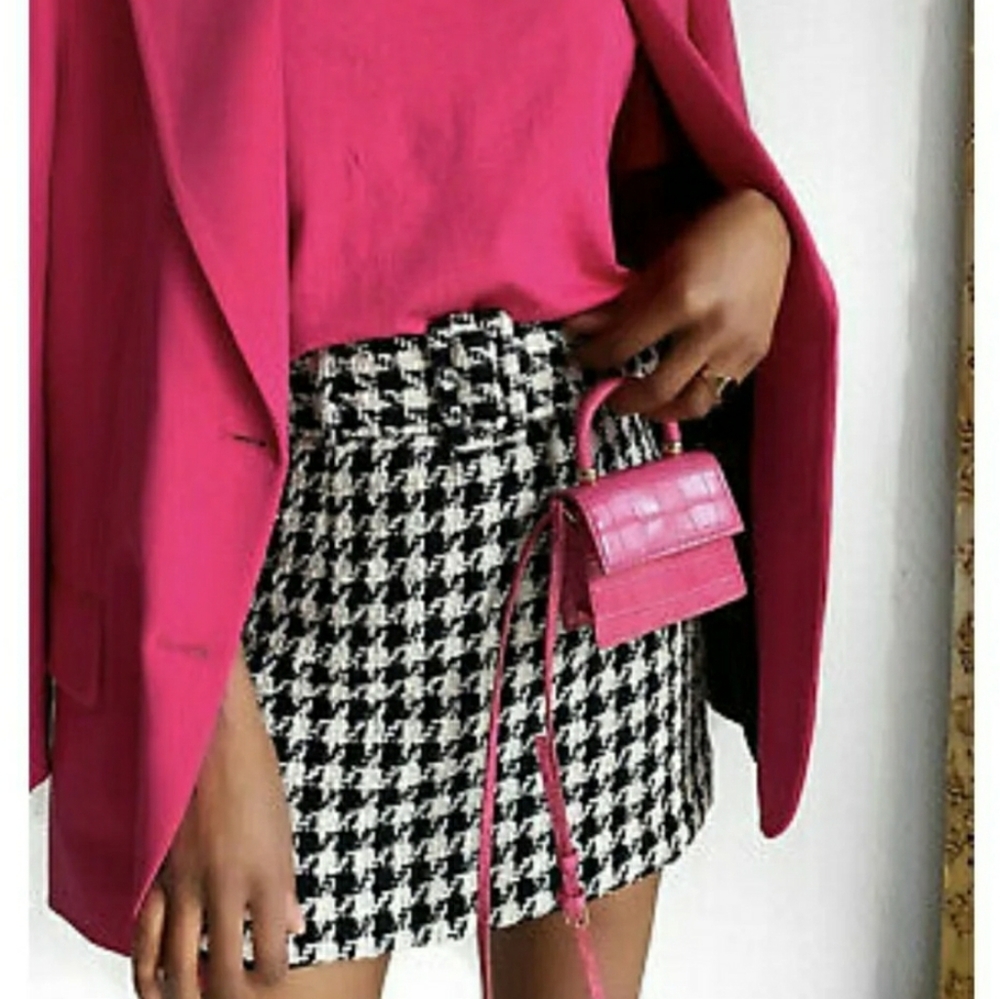 Zara tweed mini skirt - Picture 3 of 7
